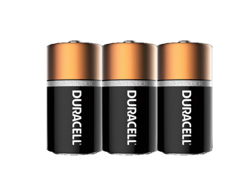 単2形アルカリ乾電池(デュラセルMN1400)(3本入り)